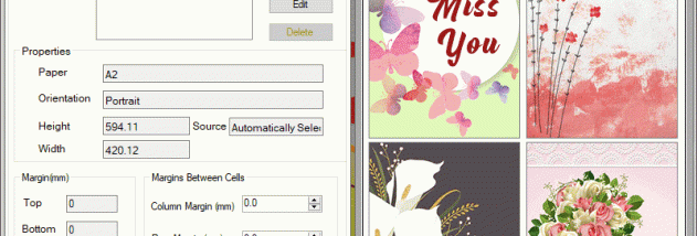 Photo Greeting Cards Printing Software screenshot