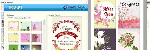 Photo Greetings Designing Software screenshot
