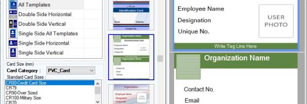 Photo ID Card Maker Software screenshot