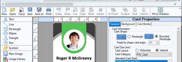 Photo ID Card Software screenshot