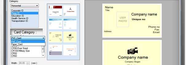 Photo ID Cards Maker Software screenshot