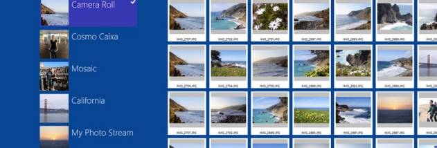 Photo Transfer App Windows UWP screenshot