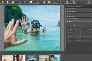 PhotoPad Foto Editor Gratis screenshot