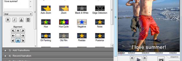 PhotoStage Free Photo Slideshow Software screenshot