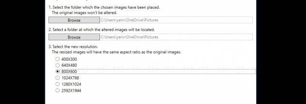 PicsResizer screenshot