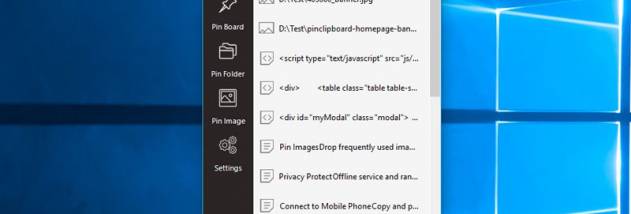 PinClipBoard screenshot