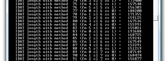 Pngcrush 64-bit screenshot