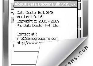 Pocket pc SMS Software screenshot