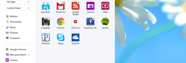 Pokki Start Menu screenshot