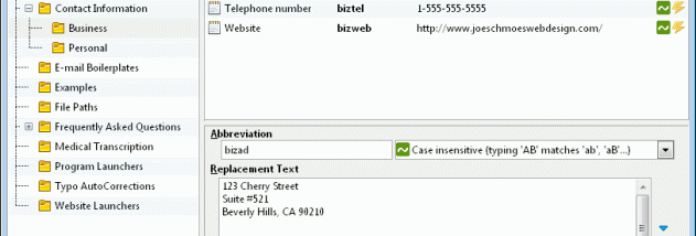 Portable Breevy screenshot