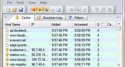 Portable DNS Cache and Firewall screenshot