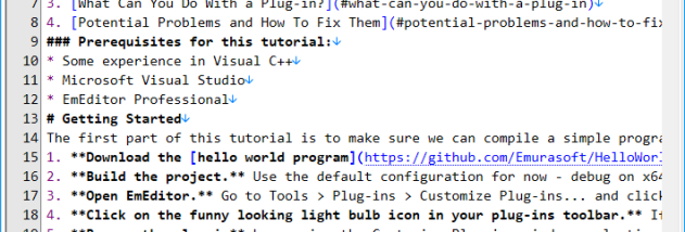 Portable EmEditor Professional screenshot