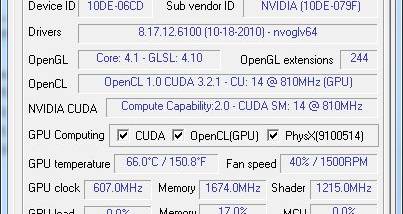 Portable GPU Caps Viewer screenshot