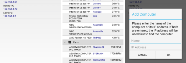 Portable HWMonitor Pro screenshot