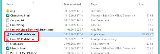 Portable LameXP screenshot