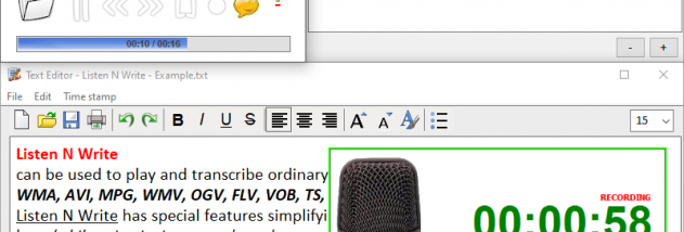 Portable Listen N Write Free screenshot