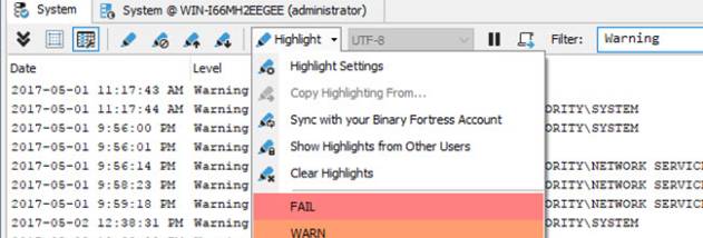 Portable LogFusion screenshot
