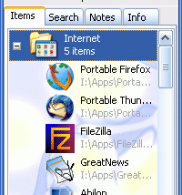 Portable PStart screenshot
