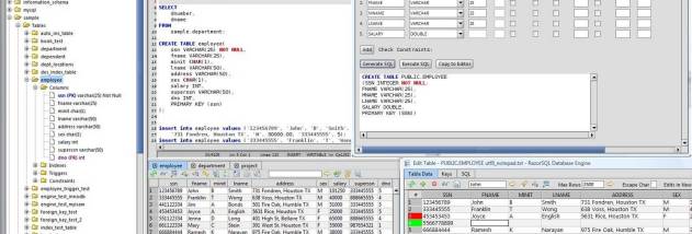 Portable RazorSQL screenshot