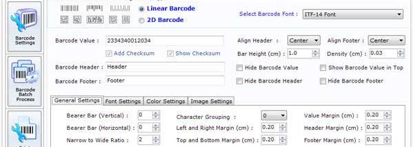 Post Office Barcode Label Software screenshot