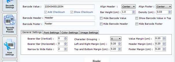 Postal Barcode Labels Creator screenshot
