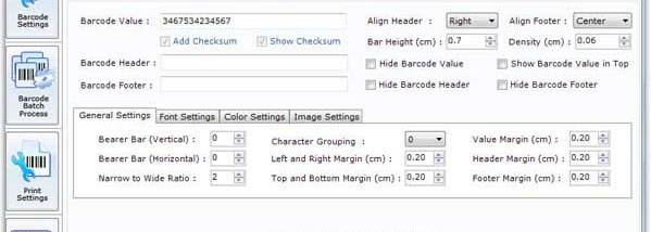Postal Barcode Labels Generator screenshot