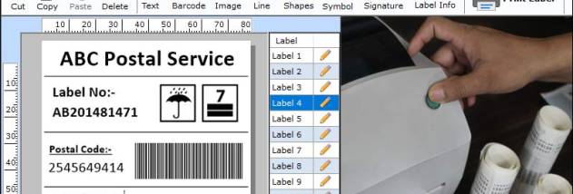 Postal Business Barcode Software screenshot