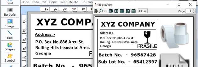 POSTNET Barcode Tracking App screenshot