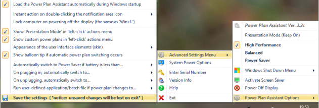 Power Plan Assistant screenshot