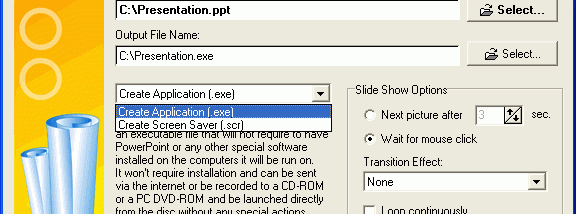 PowerPoint Slide Show Converter screenshot