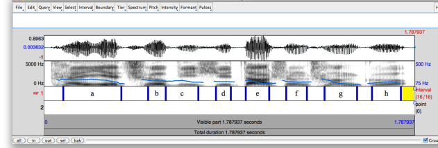 Praat screenshot