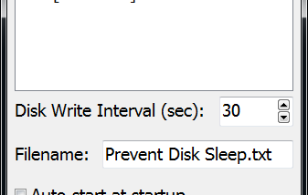 Prevent Disk Sleep screenshot