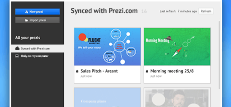 Prezi Desktop screenshot