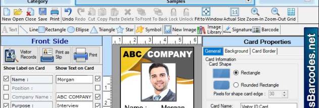 Print Visitor Gate Passes Tool screenshot