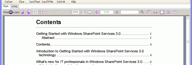 Print2Flash screenshot