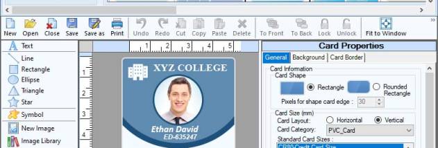 Printing Compatible ID Card Tool screenshot