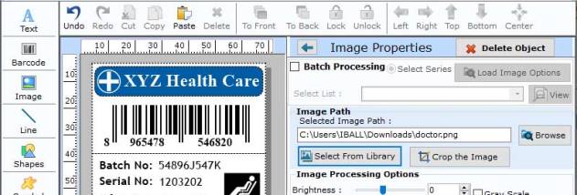 Printing Healthcare Barcode Maker screenshot