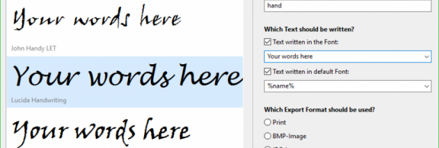 PrintMyFonts screenshot