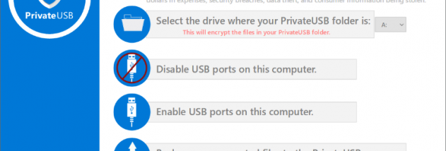 PrivateUSB screenshot