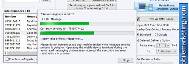 Pro Bulk SMS Messaging Software screenshot