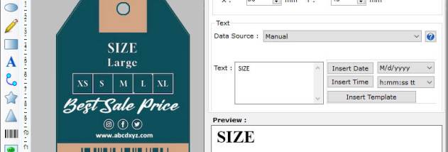 Product Designing Label Software screenshot