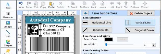 Professional Barcode Creating Software screenshot
