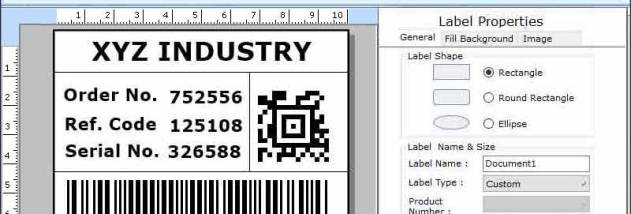 Professional Barcode Designing Software screenshot