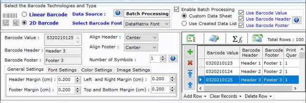 Professional Barcode Designing Tool screenshot