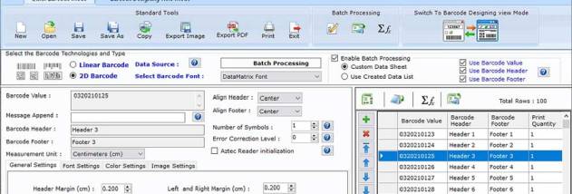 Professional Barcode Labeling Software screenshot