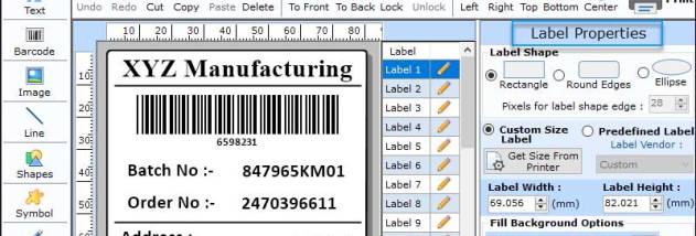 Professional Barcode Maker Software screenshot
