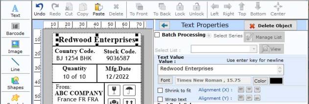 Professional Barcode Maker Tool screenshot