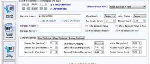 Professional Barcode screenshot