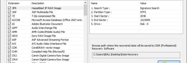 Professional Data Repair Software screenshot