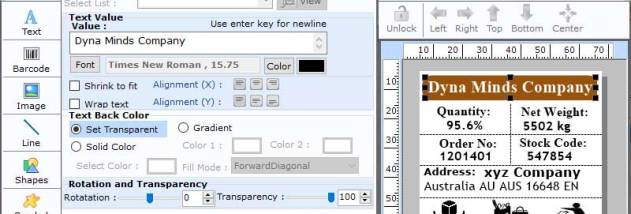 Professional Databar Expanded Barcode screenshot
